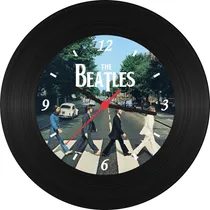 Comprar Relógio De Parede Beatles Disco De Vinil Rock Cantores
