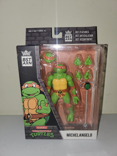 Michelangelo (miguelangelo) Tortugas Ninja Bst Axn
