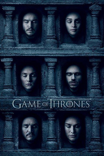 Poster Importado De La Serie Game Of Thrones - Hall Of Faces