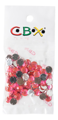 Gema Acrilica Cbx Para Coser Redonda 8mm X 100 Unidades