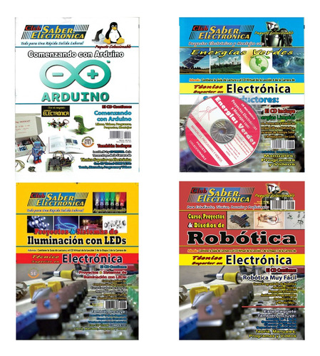 4 X 1 Arduino Leds Energías Verdes Robótica Curso Descarga