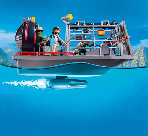 Playmobil Dinos 9433 Hidrodeslizador Con Jaula Para Raptor 67