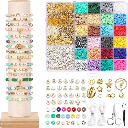 Set De Decoración Diy En 26 Colores, Para Hacer Pulseras