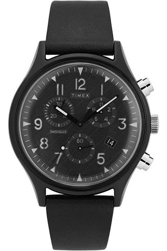 Timex Mk1 Reloj De Acero Chrono 1.654 In Para Hombre