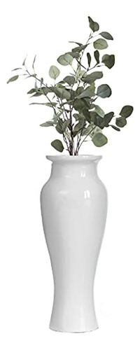 Jarrón Decorativo Uniquewise Qi004086 White Quickway Imports 66.04cm