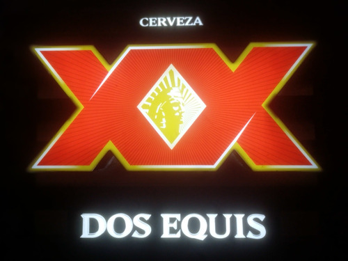 Anuncio Luminoso Dos Xx Equis De 50 X 30