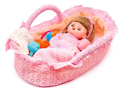 Moisés Para Muñeca Bebé, Portabebés Portátil Para Muñecas De