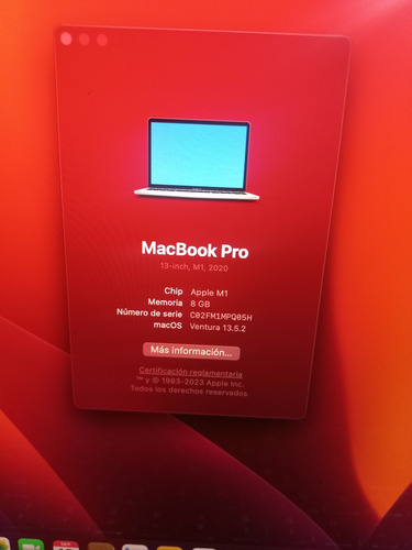 Macbook Pro M1  2020