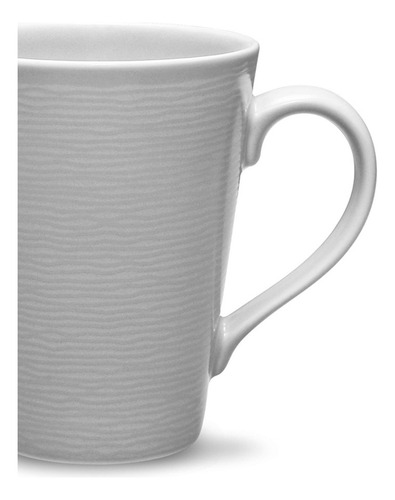 Taza Gog Swirl Gris 380 Ml Porcelana Noritake