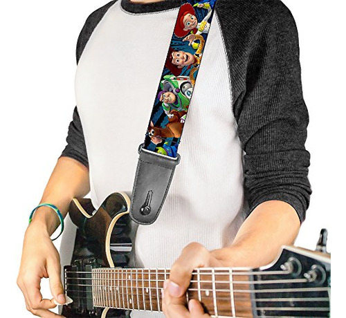 Correa De Guitarra Toy Story, Mezcla De Personajes, 2 Ancho