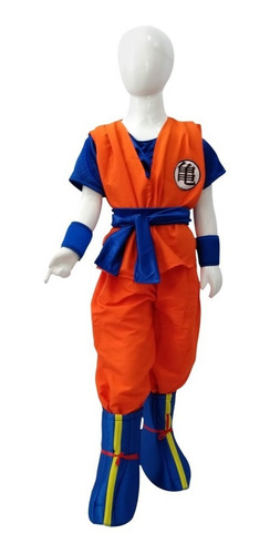 Disfraz Goku Ball Z Dragon Krillin Gohan Vegeta Kakarotto Talla 14