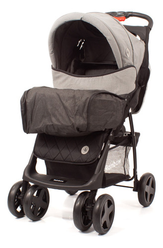 Cochecito Para Bebé Carrito Rainbow Dinamic Color Gris Color del chasis Negro