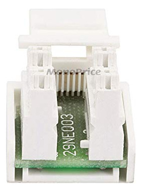 Pack De 10 Monoprice Rj12 Keystone Jack 110 Tipo Blanco