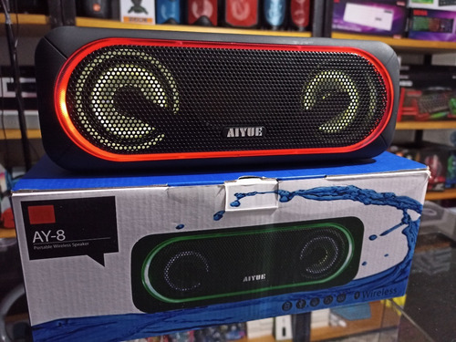 Imagen 6 de 6 de Parlante Bluetooth Luces Led Sonido Potente Extra Bateria
