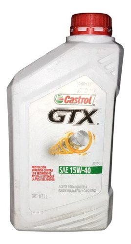Aceite Castrol Gtx Nafta 15w40 X0,973l