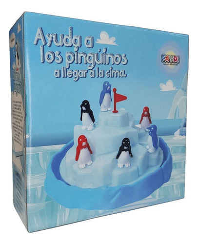 Juego De Mesa Ayuda A Los Pingüinos A Llegar El Cima 