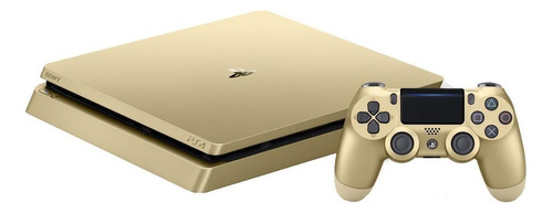 Sony PlayStation 4 Slim 1TB Gold Limited Edition color  gold