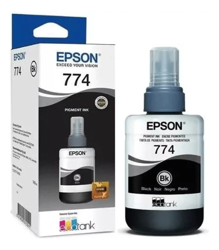 Tinta Epson T774120 Negro Pigmentada M100/5-l655/6-l14155