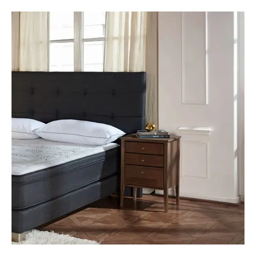 Velador 3 Cajones Issey Grafito Rosen