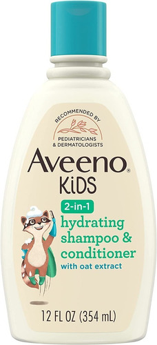 Aveeno Kids 2 En 1 Shampoo Y Acondicionador Hidratante 354ml