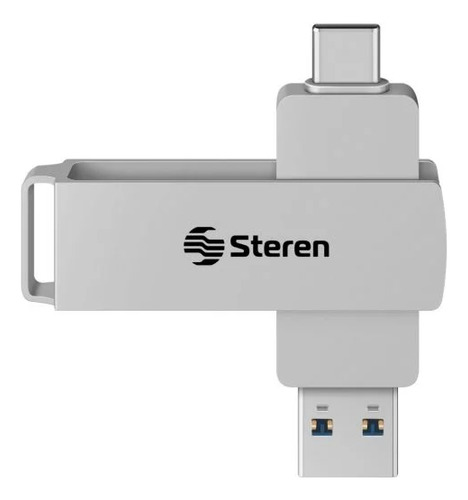 Mfd-256/dual Memoria Usb Dual, Tipo C Y A, De 256 Gb Gris