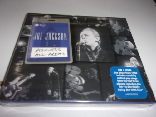 Cd Dvd Joe Jackson Access All Areas Nuevo Europeo 31d 