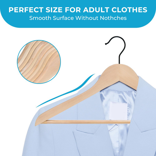 Traje De Madera Coat Hangers Js Hanger De Madera De Alta Cal
