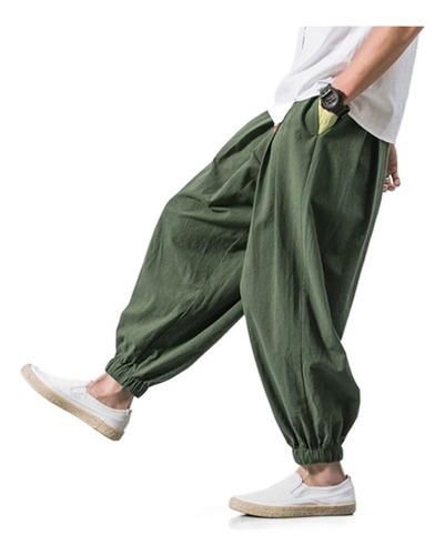 Pantalones De Yoga Haren Pants Para Hombre Holgados