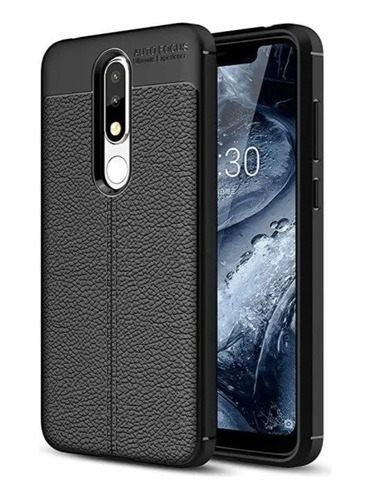 Funda Textura Cuero Para Nokia 5.1 (no Es 5.1 Plus)