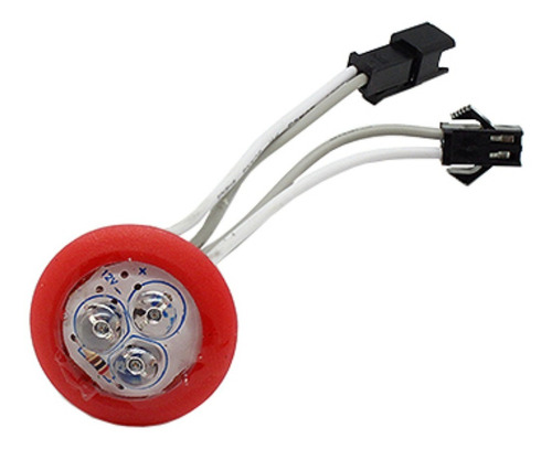 Modulo Redondo De 3 Leds Dip 5mm Rojo Exterior 12v