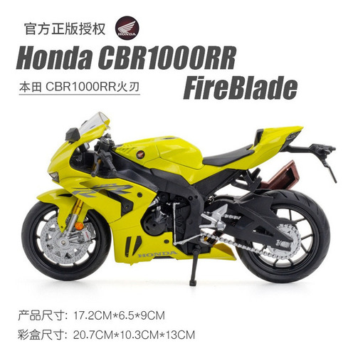 1 :12 Bmw Honda S1000rr Aleación Moto [u]