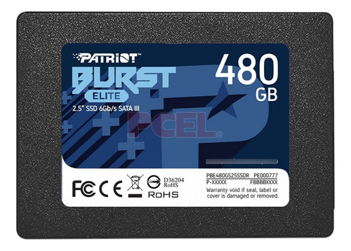 Disco Solido Sata Ssd Patriot Burst Elite 480gb