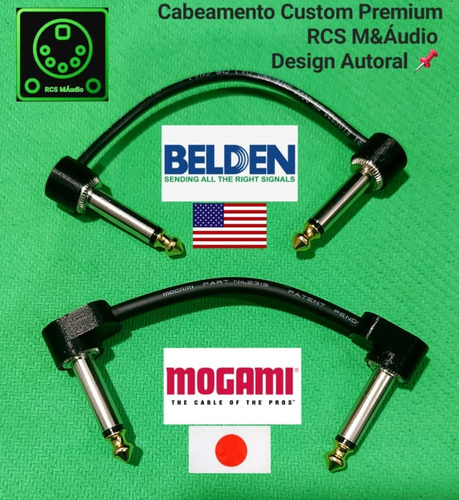 Cabo Insert Y P10 Stereo Trs 90º X 02 P10 90º Mono