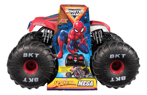 Camion Mega Spiderman, Marvel Monster Jam Rc Mixto Mega Spiderman