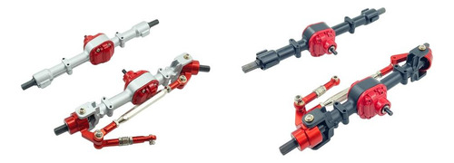4 Piezas Cnc Eje Delantero Y Trasero Para D90 D99s Mn90 Rc