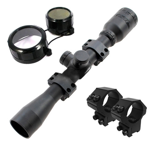 Imagen 2 de 10 de Mira Telescopica Bsa Essencial 4x32 Emd Mildot Anclaje 11 Mm