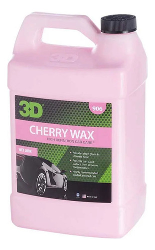 3d Cherry Wax Cera Liquida Efecto Mojado 1 Galon 3.75l