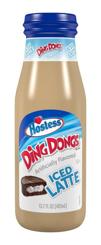 Café Latte Helado Sabor Pingüinos Hostess Ding Dongs 405ml