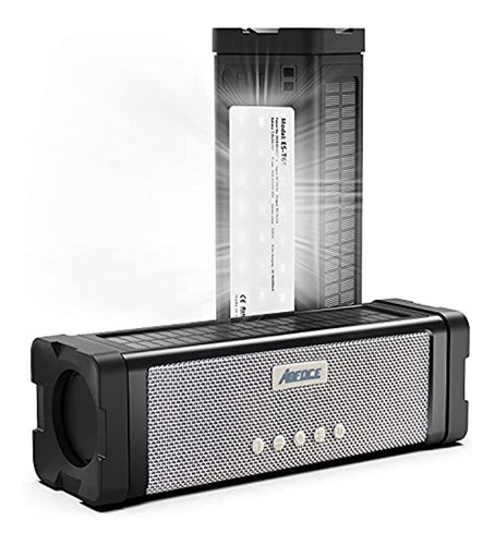 Abfoce Altavoz Bluetooth Solar, Altavoz Impermeable Ipx7 20w