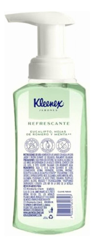 Jabón Líquido En Espuma Kleenex Eucalipto, Hojas De Romero
