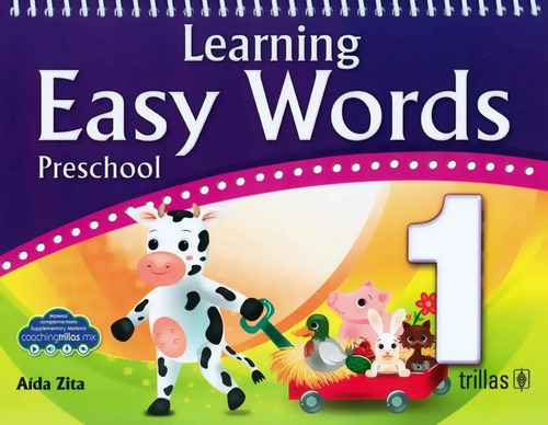 Learning Easy Words Preschool 1 Coachingtrillas, De Zita R., Aida., Vol. 5. Editorial Trillas, Tapa Blanda, Edición 5a En Inglés, 2020