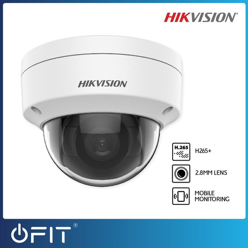 Imagen 4 de 7 de Cámara de seguridad Hikvision DS-2CD1123G0E-I(2.8mm) con resolución de 2MP visión nocturna incluida blanca