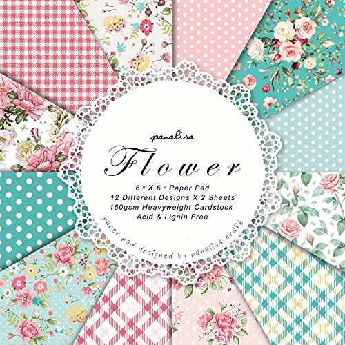 Pack De Papel Scrapbook De Primavera Diseños Florales ...