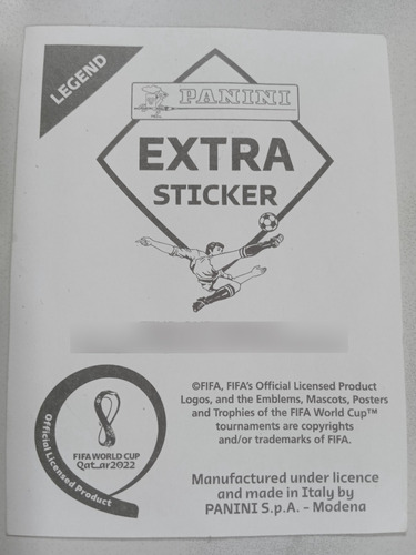 Panini Guillermo Ochoa Legend Extra Sticker Qatar 2022