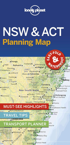 Libro:  Lonely Planet New South Wales & Act Planning Map