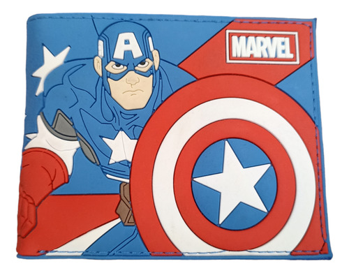 Billetera Capitan America Bioworld Original Capitan America