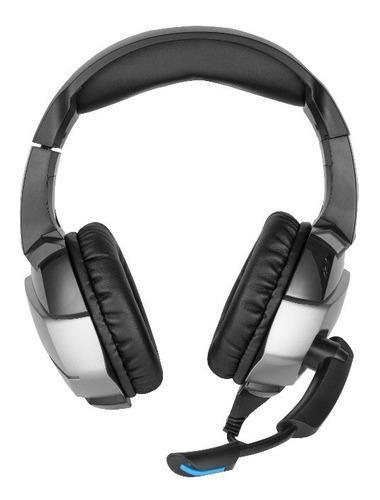 Auriculares Df-101 Dex 7.1 Surround Gamer, color negro
