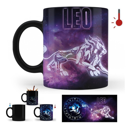 Taza Mágica Caballeros Del Zodiaco Leo
