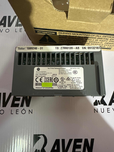 1794-irt8xt Allen Bradley Nuevo Original Raven Automation (Usado)