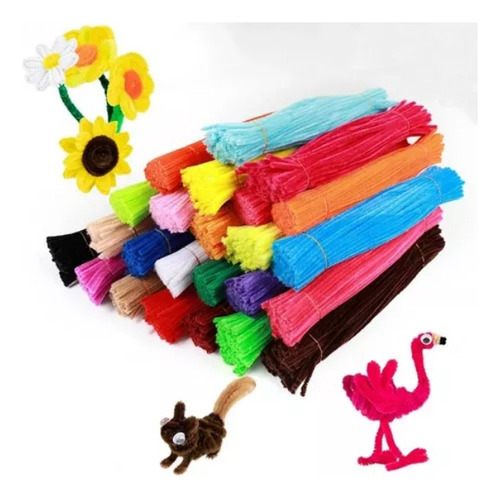 Limpiapipas Chenille Colores Surtidos Mate 2000 Piezas